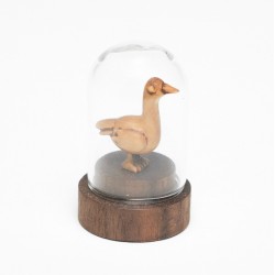 Handmade tiny goose sculpture
