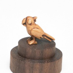 Handmade tiny goose sculpture