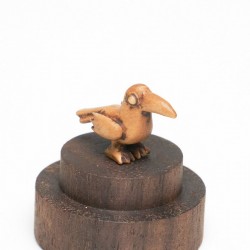 Handmade tiny goose sculpture