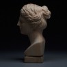 Sculpture en bois de la tête de Vénus – Art en hêtre européen fait main