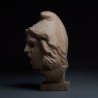 La Marseillaise Holz-Kopfskulptur – Handgefertigte Kunst aus europäischem Buchenholz