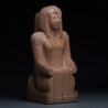 Pharao Sethos II Europäische Buchenholzskulptur