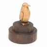 Miniature penguin wooden art