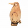 Miniature penguin wooden art