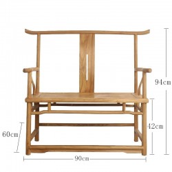 Fauteuil Zen à tenon et mortaise raffiné